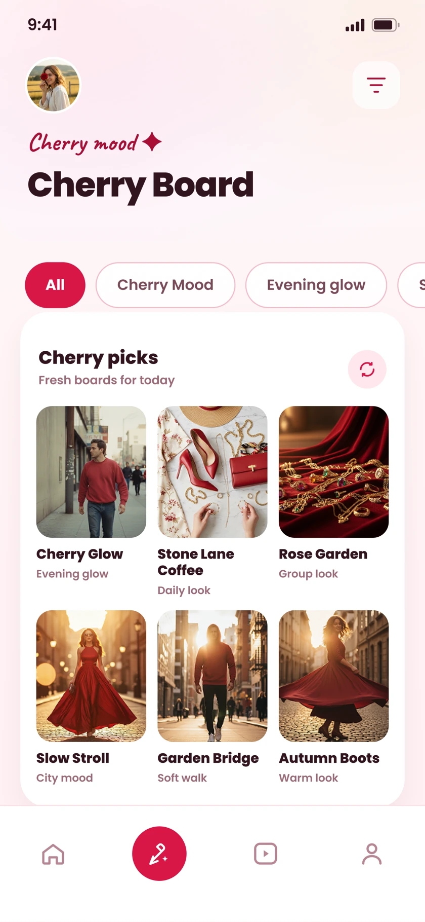 Beuniy board app screen