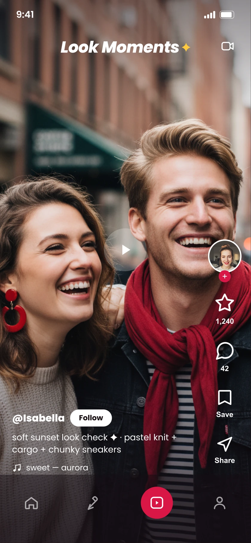 Beuniy looks app screen